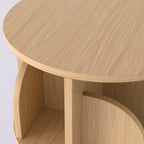 Yowos Rotating Bookshelf 360 Degree Storage Rack