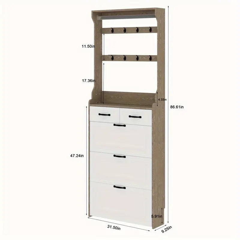 Contenitore per scarpe salvaspazio – Elegante organizer per l'ingresso ✨