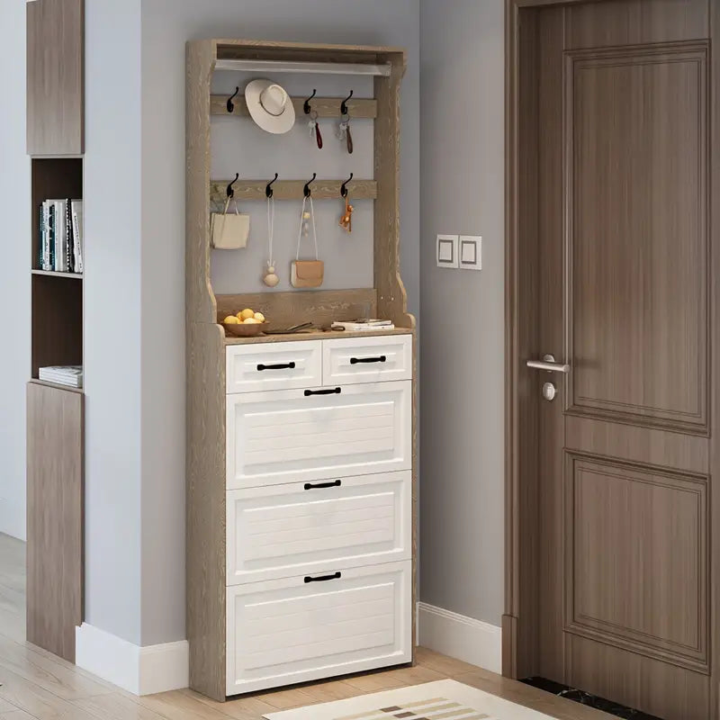 Contenitore per scarpe salvaspazio – Elegante organizer per l'ingresso ✨